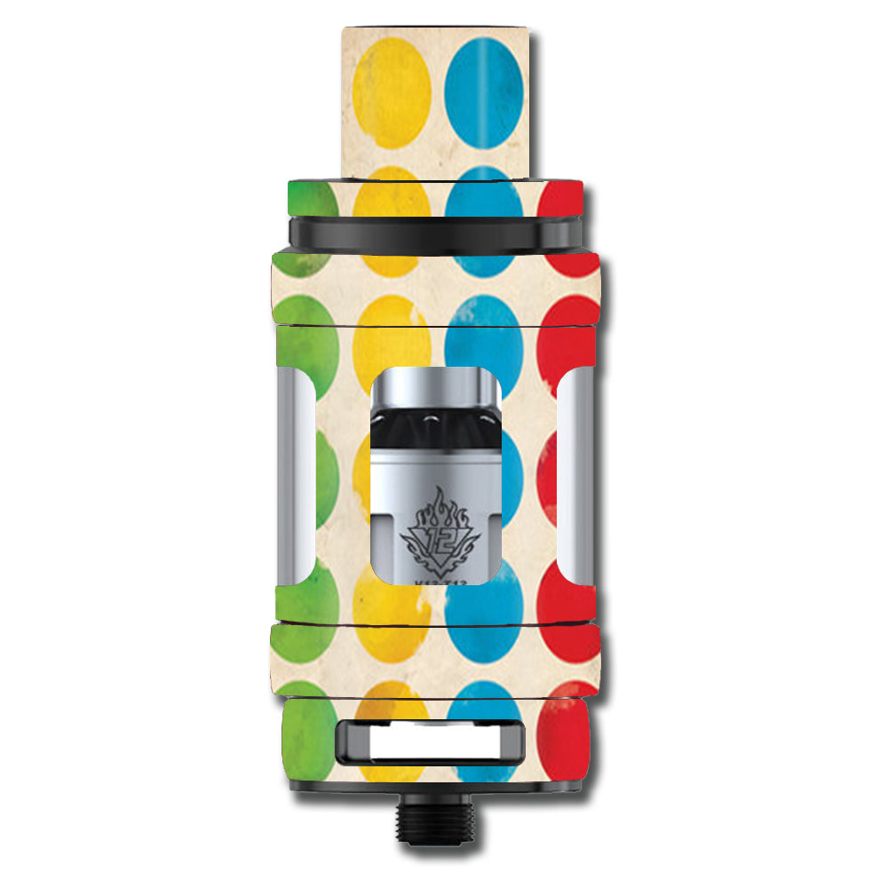  Twister Dots Smok TFV12 Tank Skin