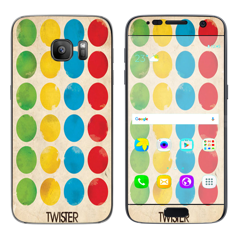  Twister Dots Samsung Galaxy S7 Skin