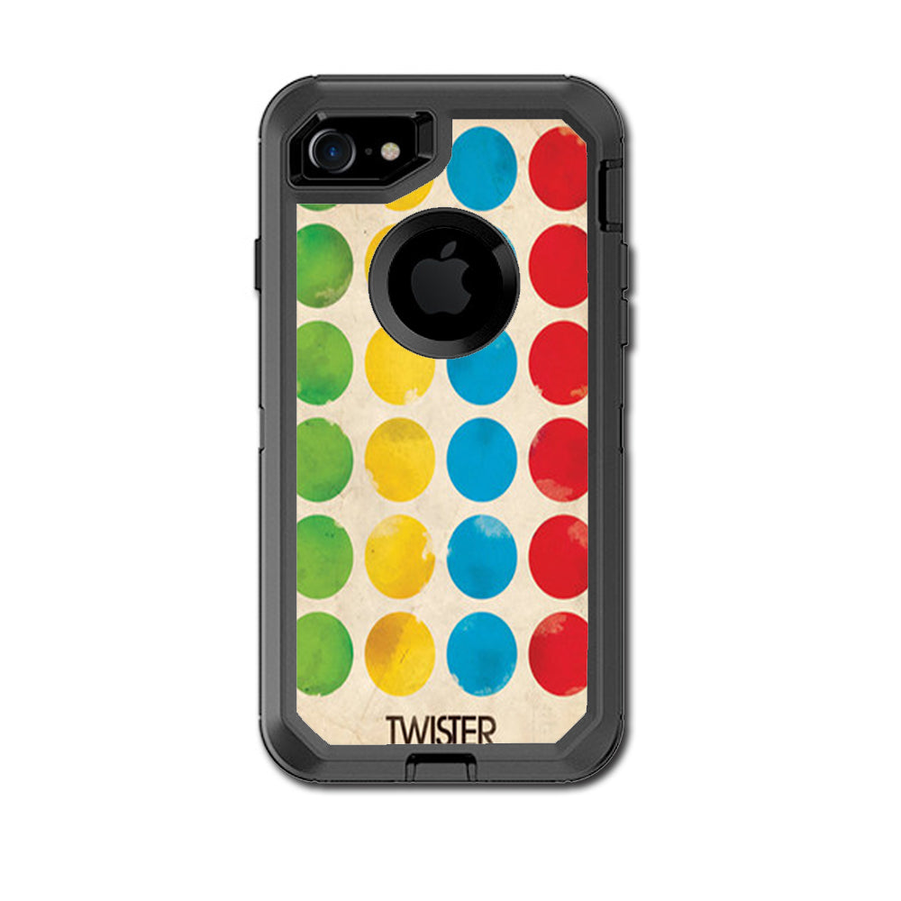  Twister Dots Otterbox Defender iPhone 7 or iPhone 8 Skin