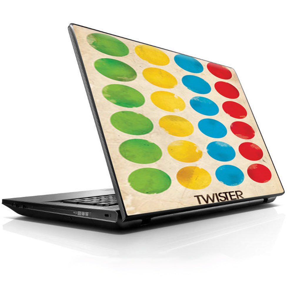  Twister Dots Universal 13 to 16 inch wide laptop Skin