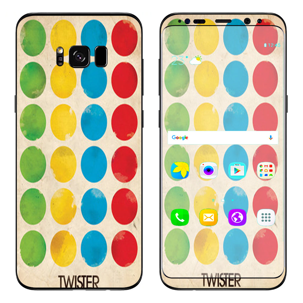  Twister Dots Samsung Galaxy S8 Plus Skin