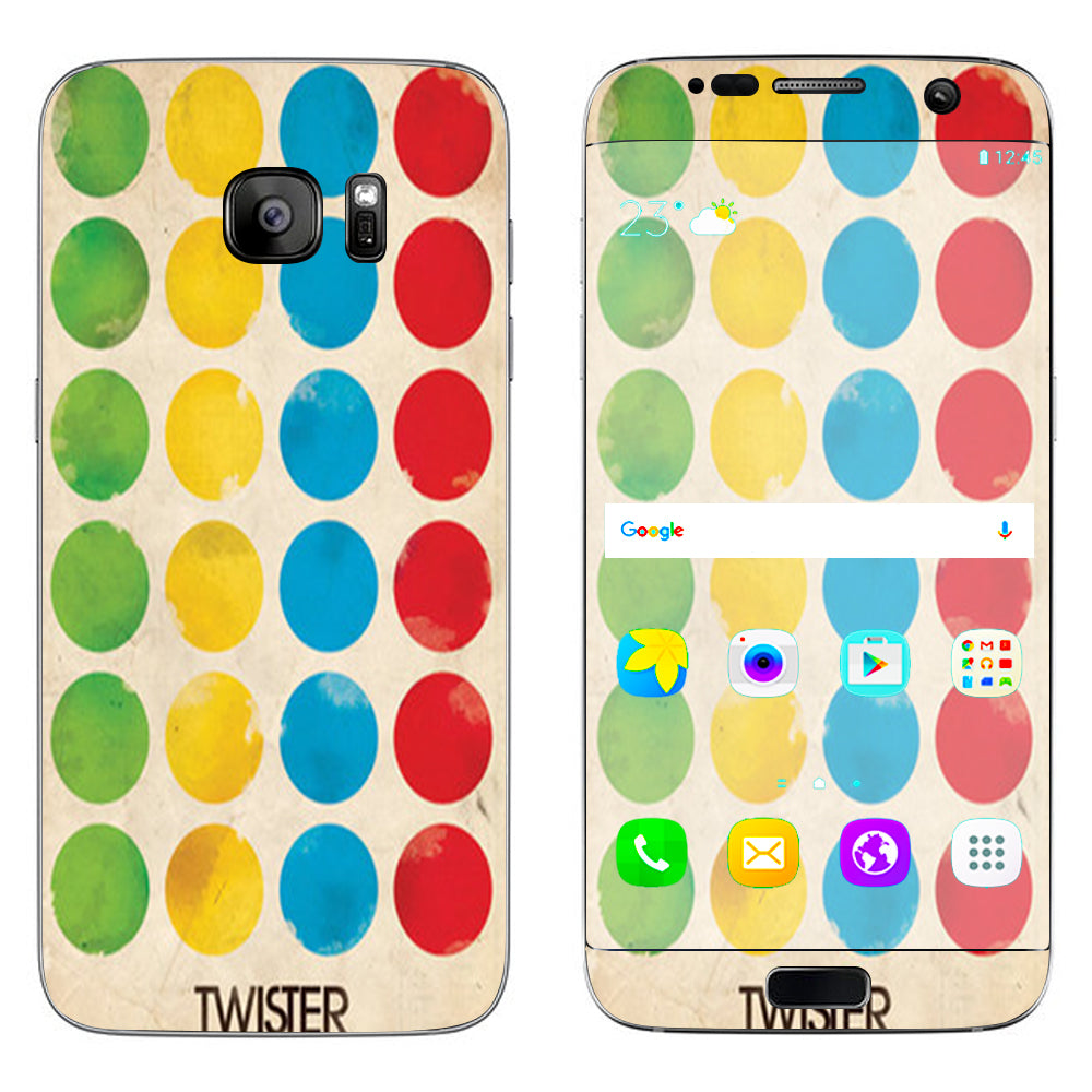  Twister Dots Samsung Galaxy S7 Edge Skin