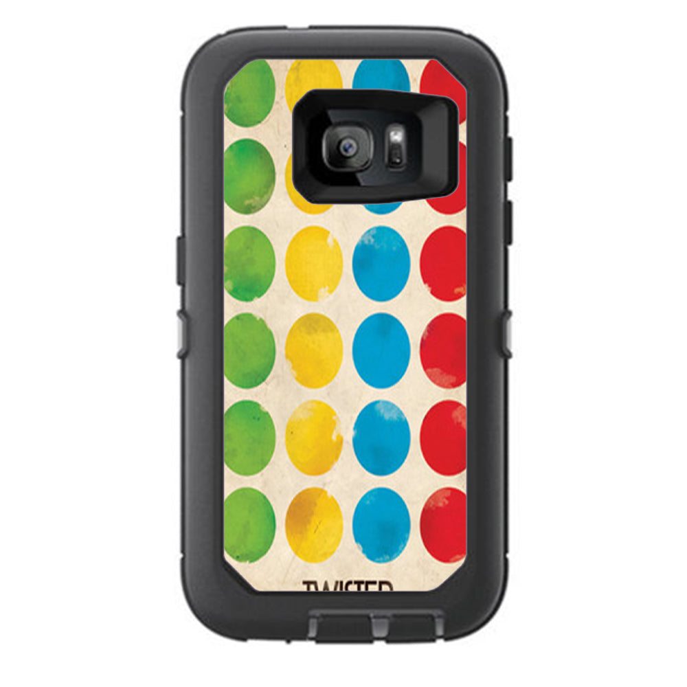  Twister Dots Otterbox Defender Samsung Galaxy S7 Skin