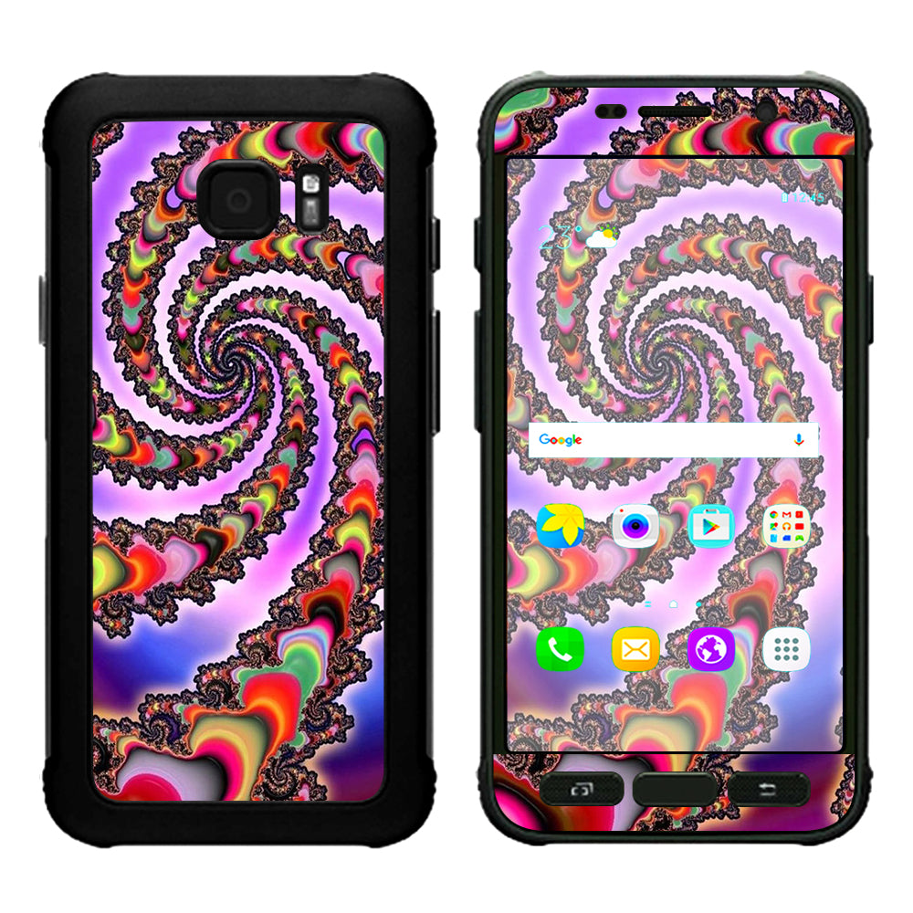  Trippy Swirl Samsung Galaxy S7 Active Skin