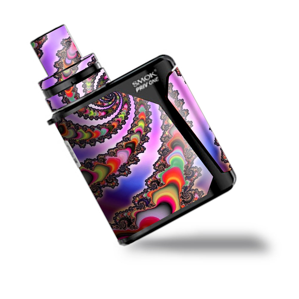  Trippy Swirl Smok Priv One Skin