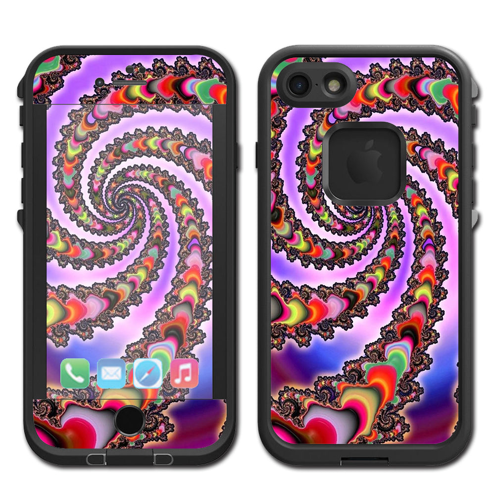  Trippy Swirl Lifeproof Fre iPhone 7 or iPhone 8 Skin
