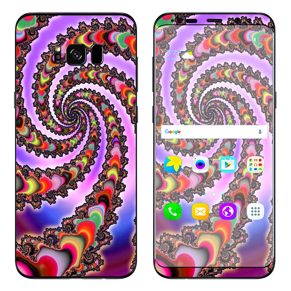  Trippy Swirl Samsung Galaxy S8 Skin
