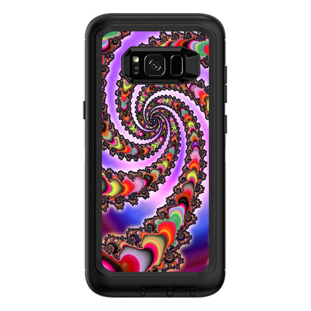  Trippy Swirl Otterbox Defender Samsung Galaxy S8 Plus Skin