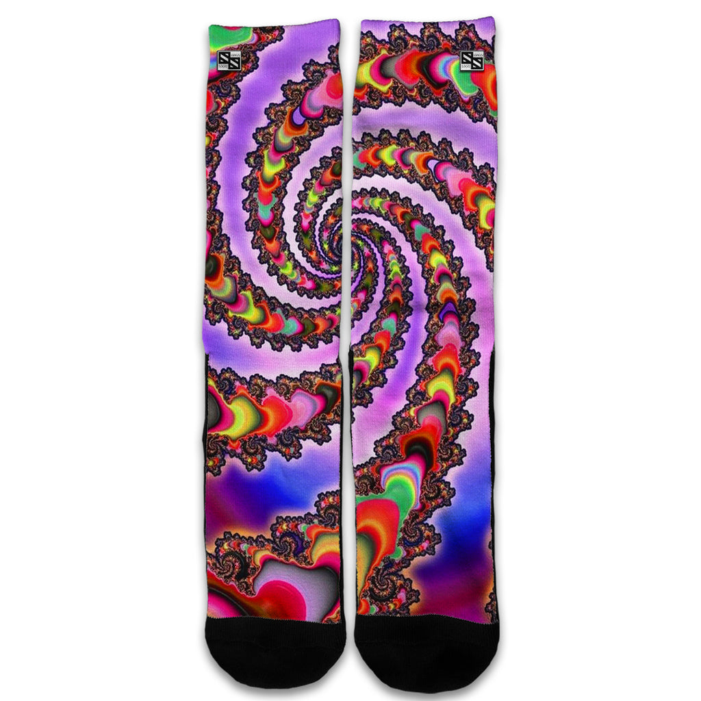  Trippy Swirl Universal Socks