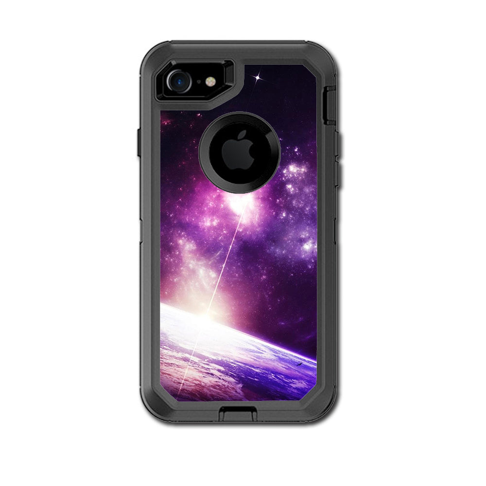  Galaxy Purple Nebula Otterbox Defender iPhone 7 or iPhone 8 Skin