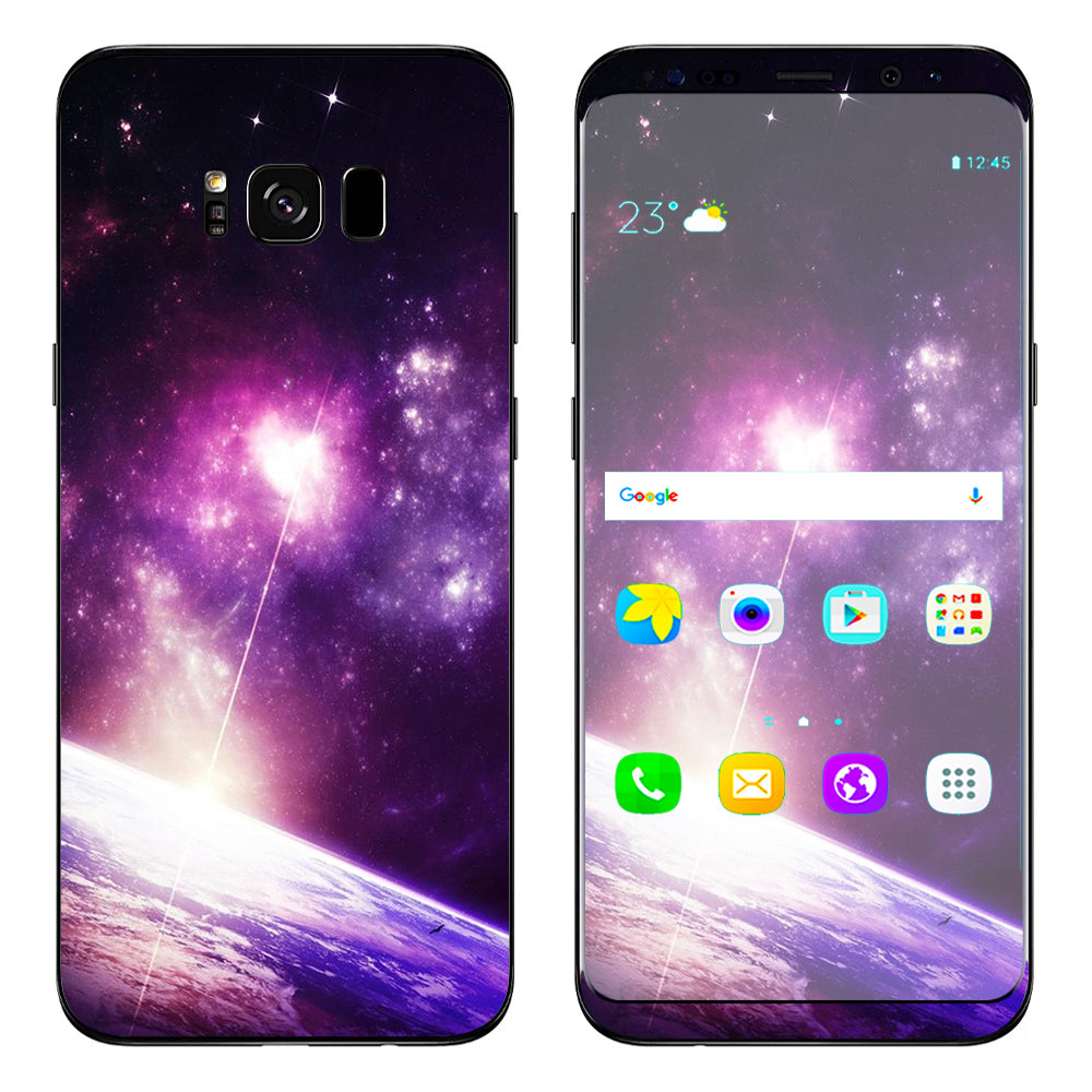  Galaxy Purple Nebula Samsung Galaxy S8 Plus Skin