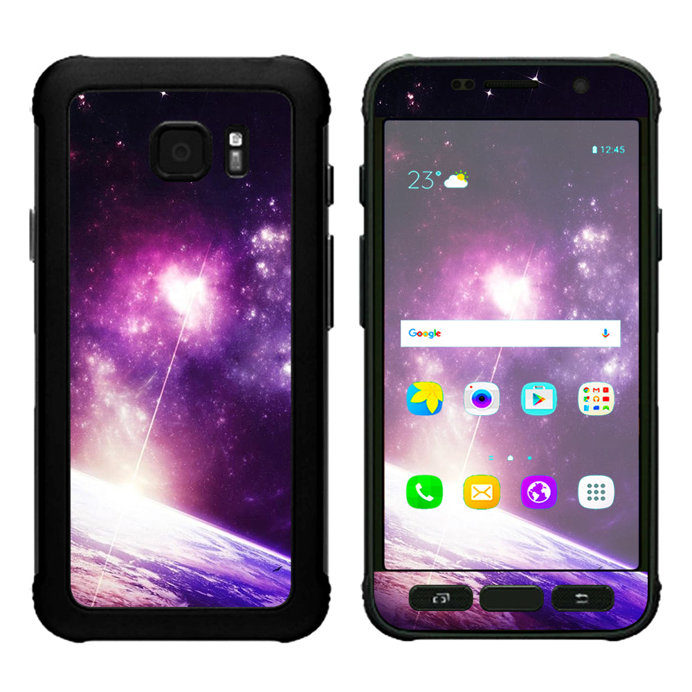  Galaxy Purple Nebula Samsung Galaxy S7 Active Skin