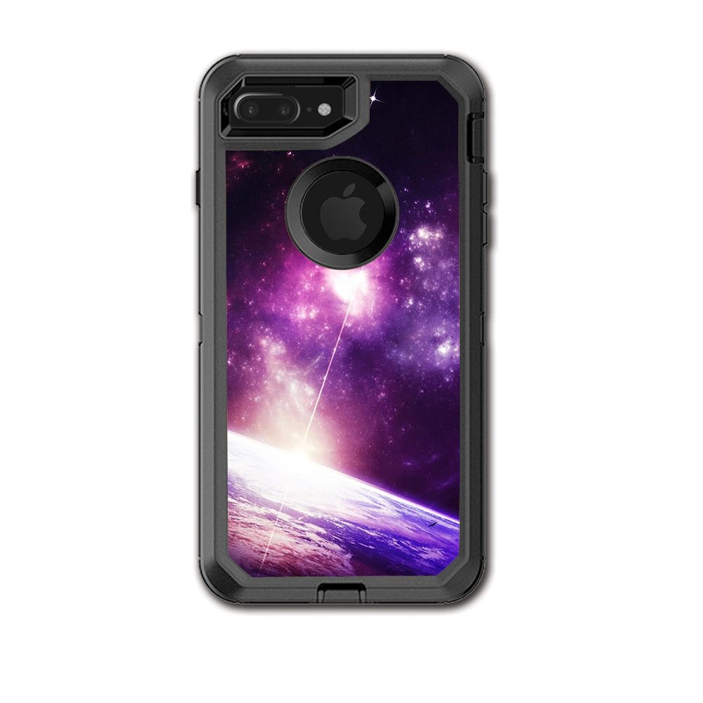  Galaxy Purple Nebula Otterbox Defender iPhone 7+ Plus or iPhone 8+ Plus Skin