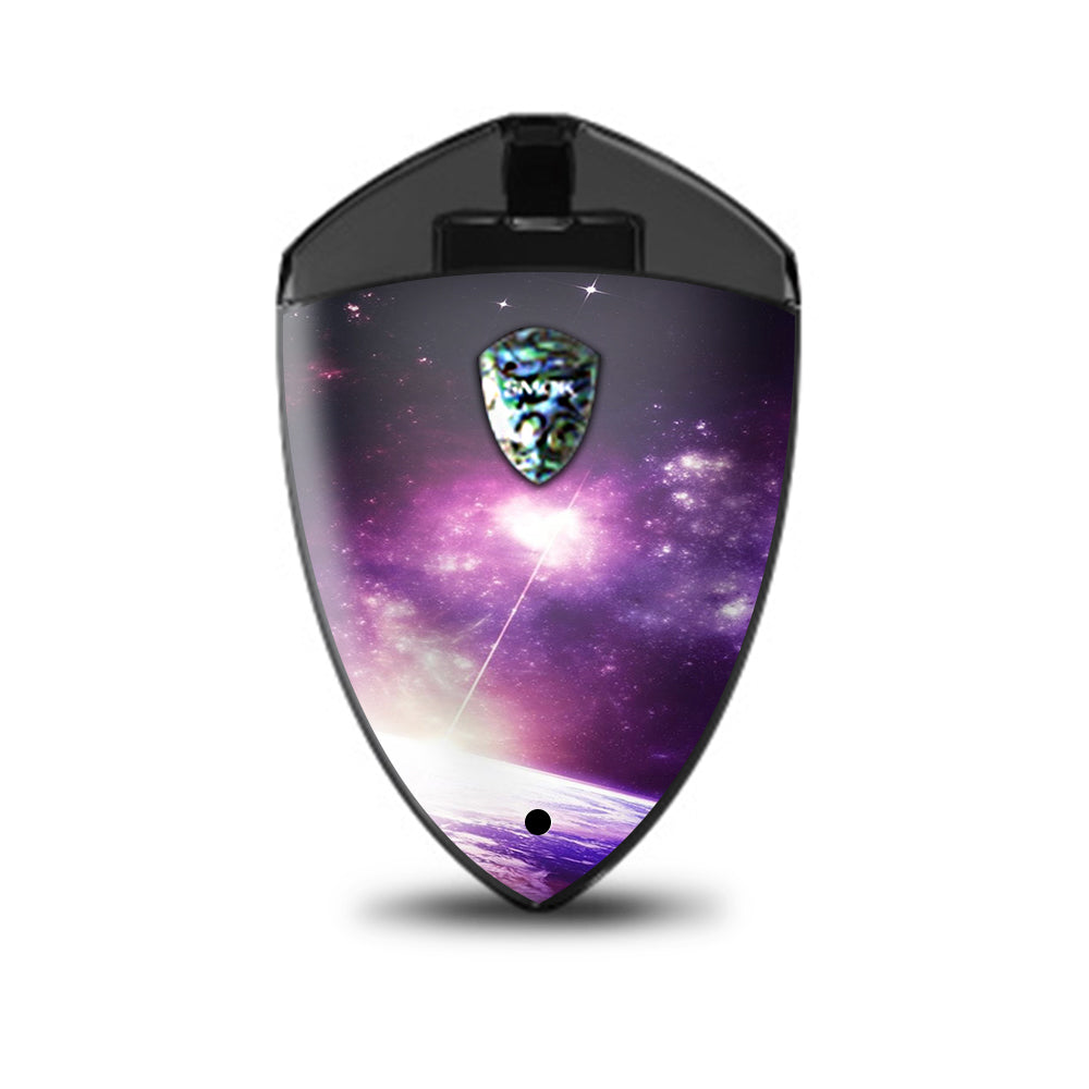  Galaxy Purple Nebula Smok Rolo Badge Skin