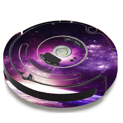  Galaxy Purple Nebula iRobot Roomba 650/655 Skin
