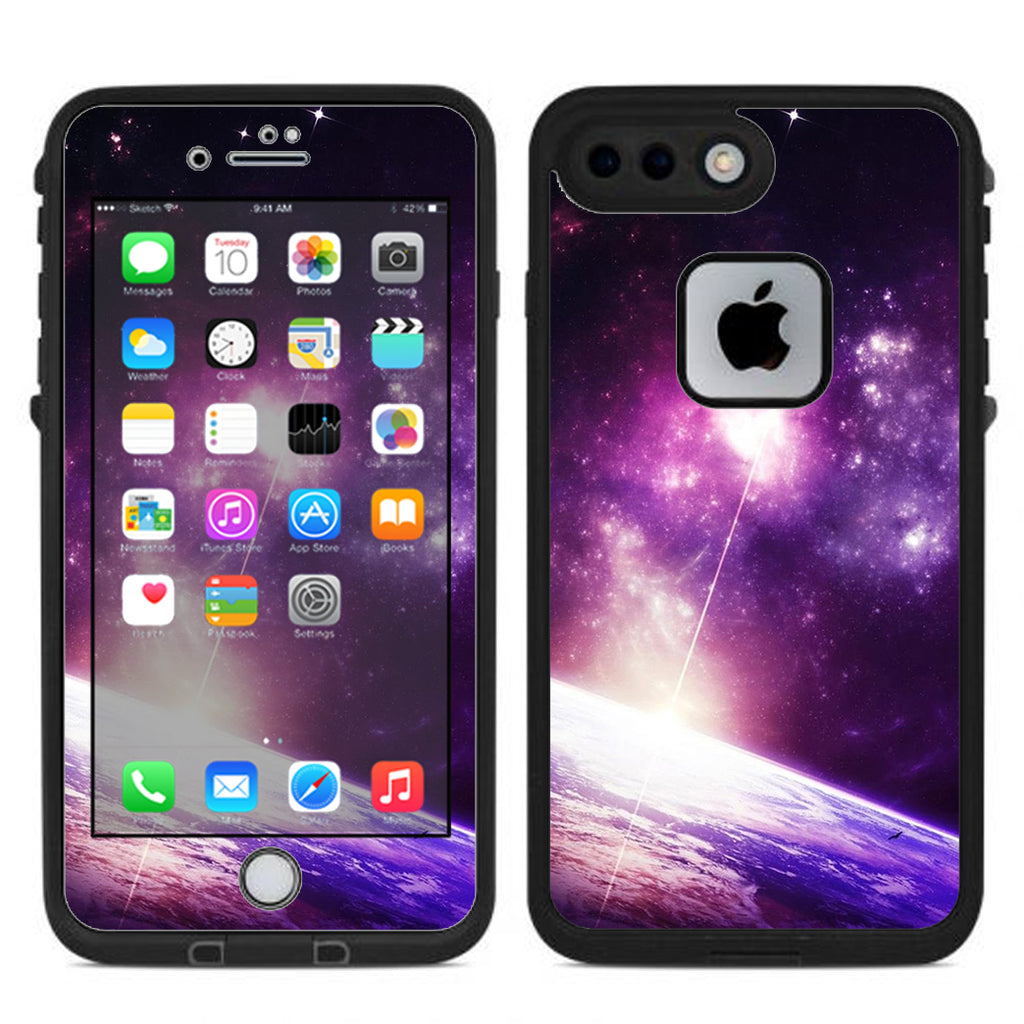  Galaxy Purple Nebula Lifeproof Fre iPhone 7 Plus or iPhone 8 Plus Skin