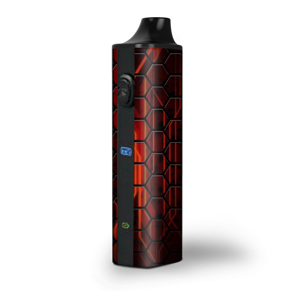  Abstract Red Metal  Pulsar APX Skin