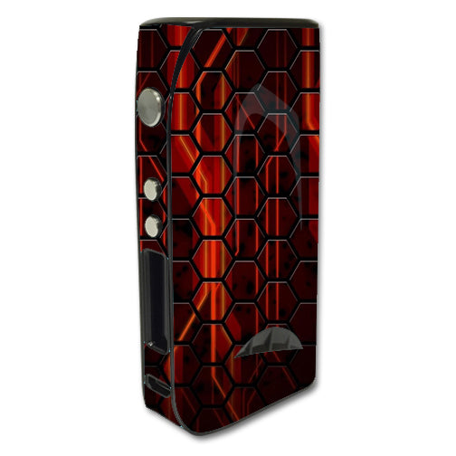  Abstract Red Metal Pioneer4You iPV5 200w Skin