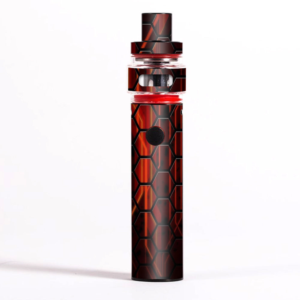  Abstract Red Metal  Smok Pen 22 Light Edition Skin