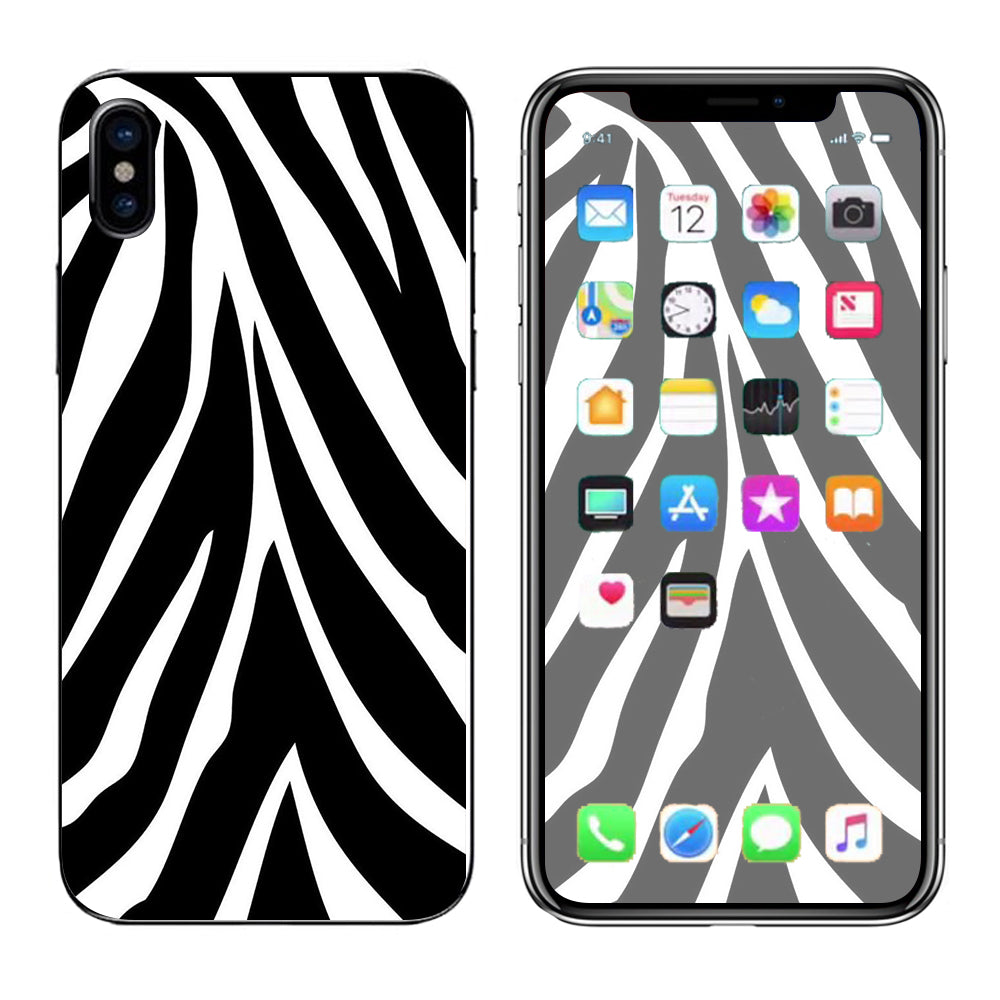  Zebra Animal  Apple iPhone X Skin