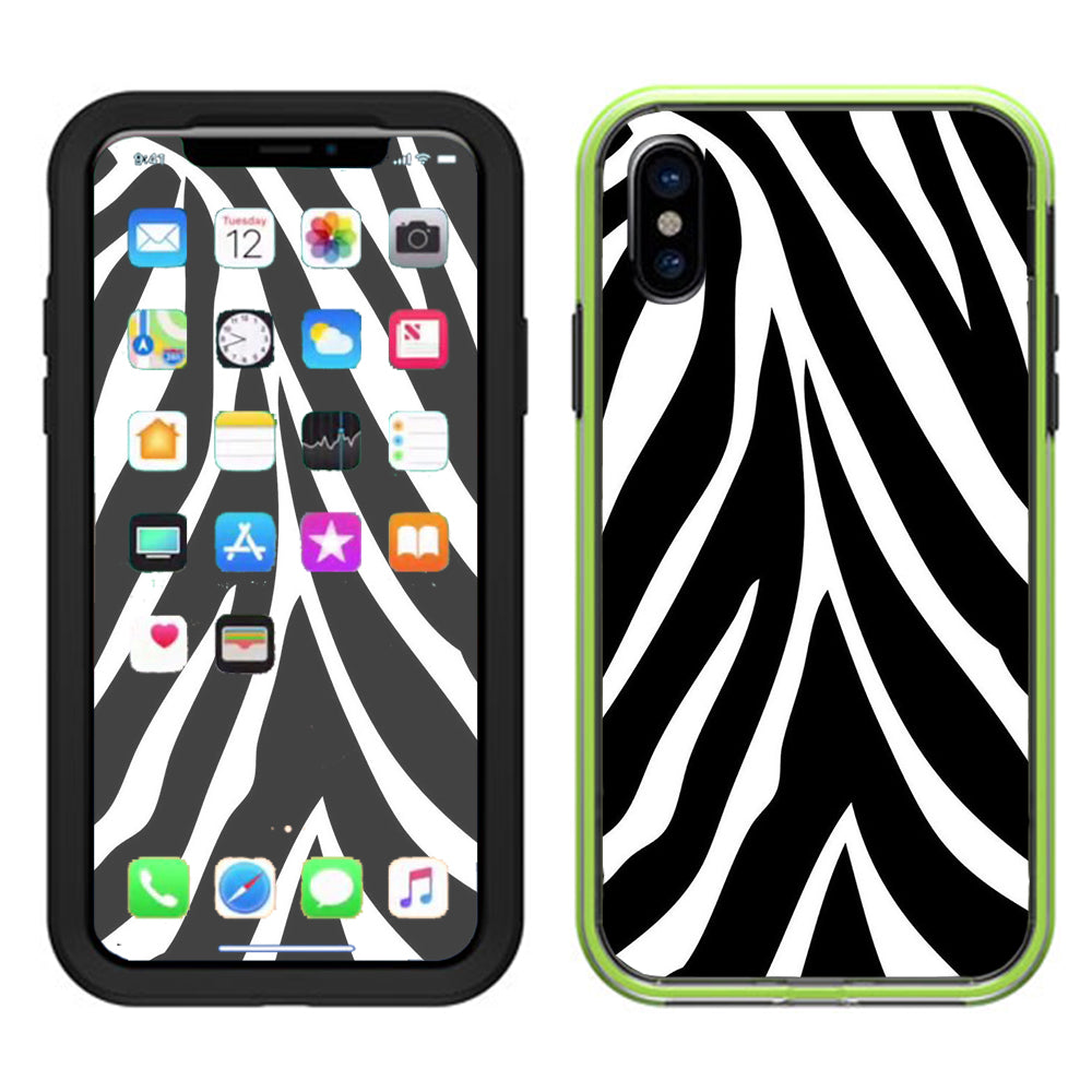  Zebra Animal  Lifeproof Slam Case iPhone X Skin