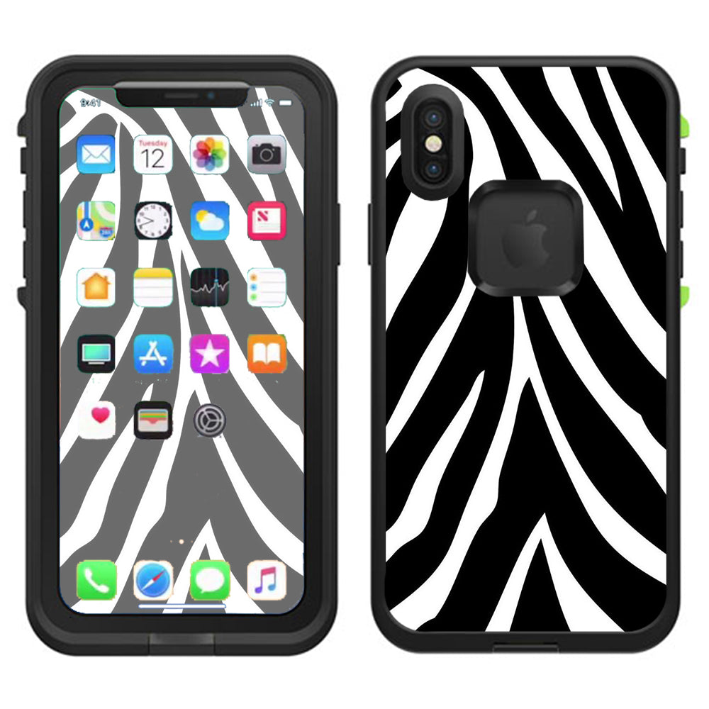  Zebra Animal  Lifeproof Fre Case iPhone X Skin