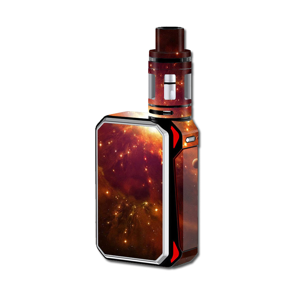  Galaxy Orange Nebula Smok G-Priv 220W Skin