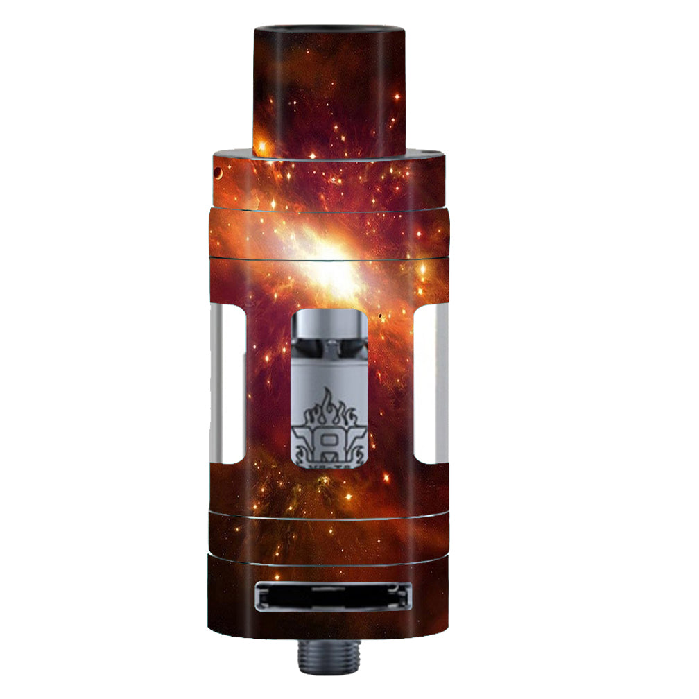  Galaxy Orange Nebula Smok TFV8 Tank Skin