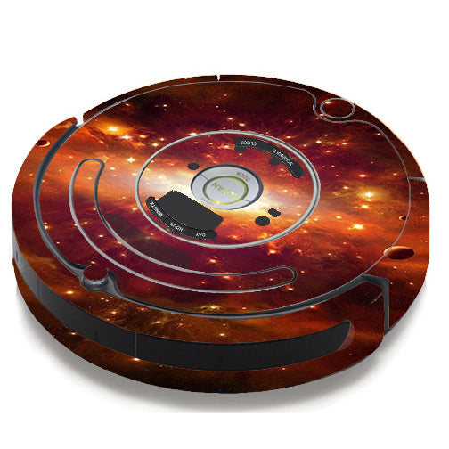  Galaxy Orange Nebula iRobot Roomba 650/655 Skin