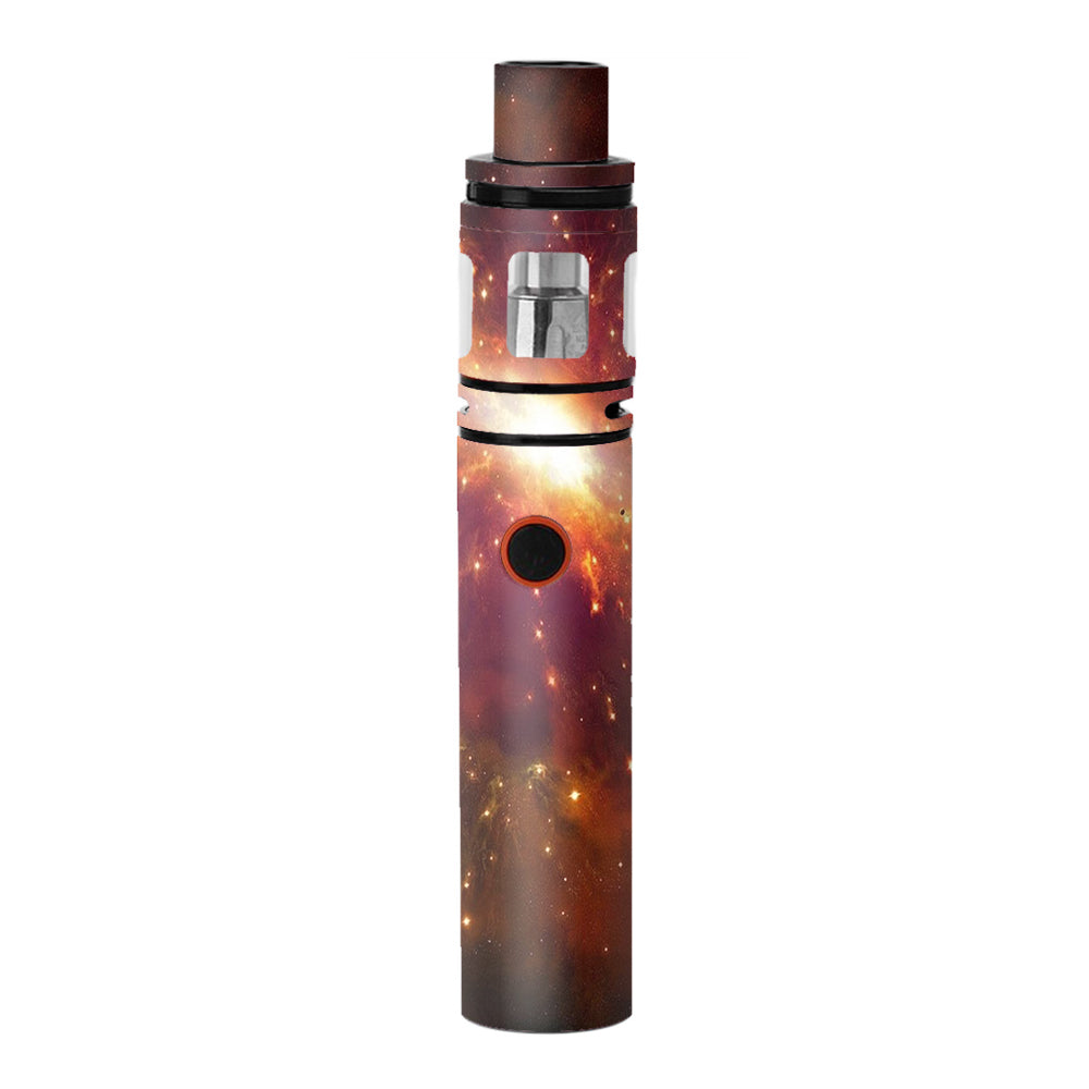  Galaxy Orange Nebula Smok Stick V8 Skin