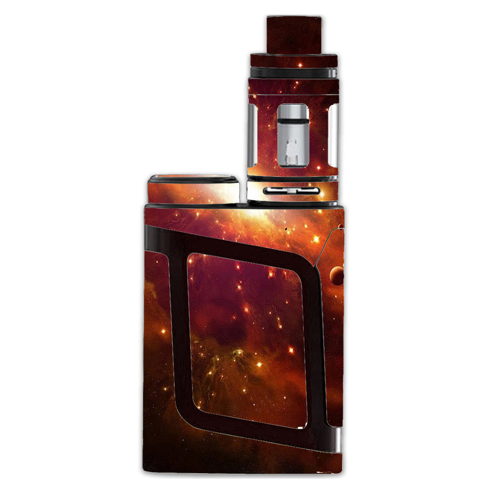  Galaxy Orange Nebula Smok Alien AL85 Skin