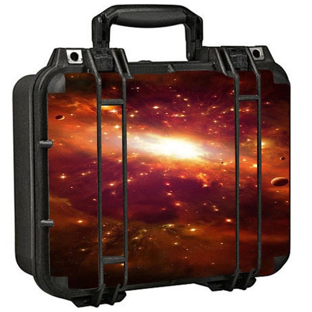  Galaxy Orange Nebula Pelican Case 1400 Skin