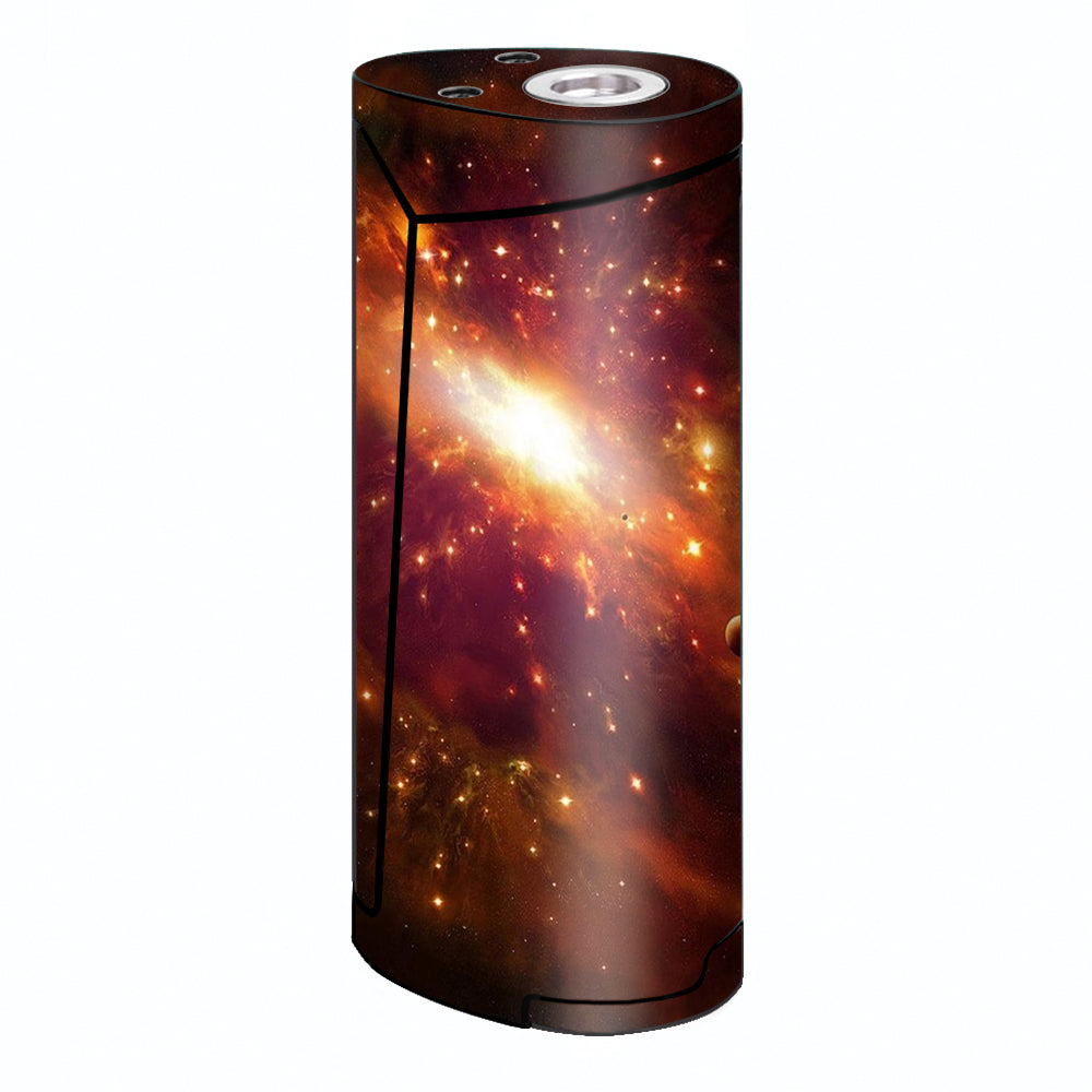  Galaxy Orange Nebula Smok Priv V8 60w Skin