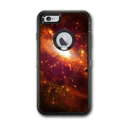  Galaxy Orange Nebula Otterbox Defender iPhone 6 PLUS Skin