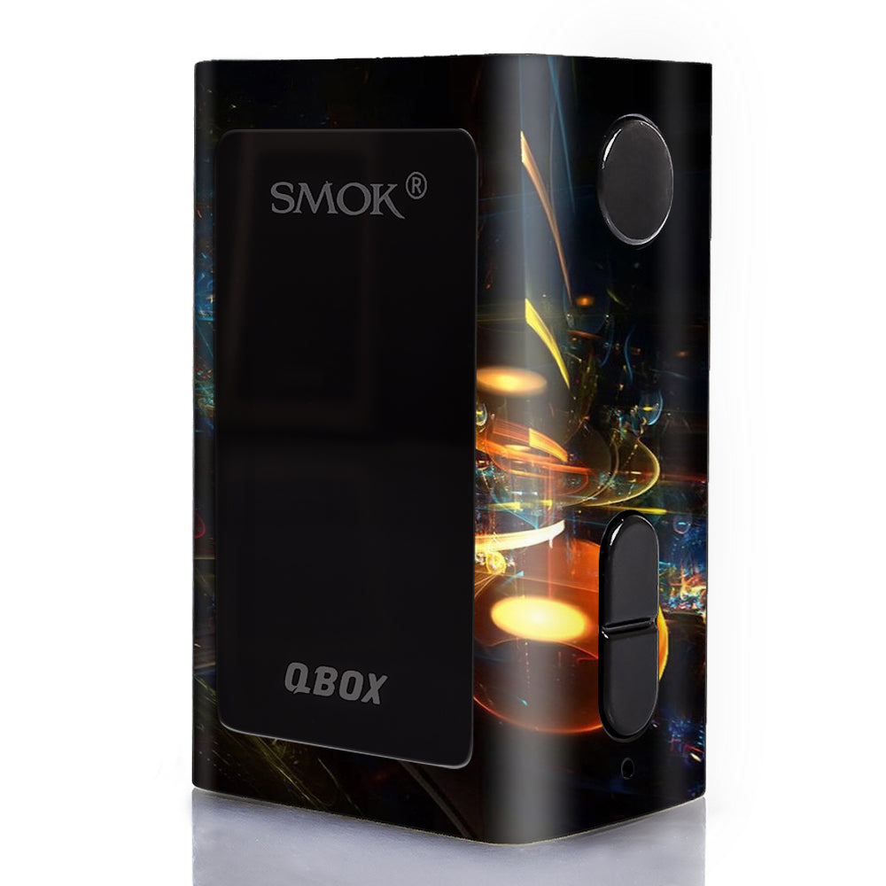  Abstract Art Bubbles Smok Q-Box Skin