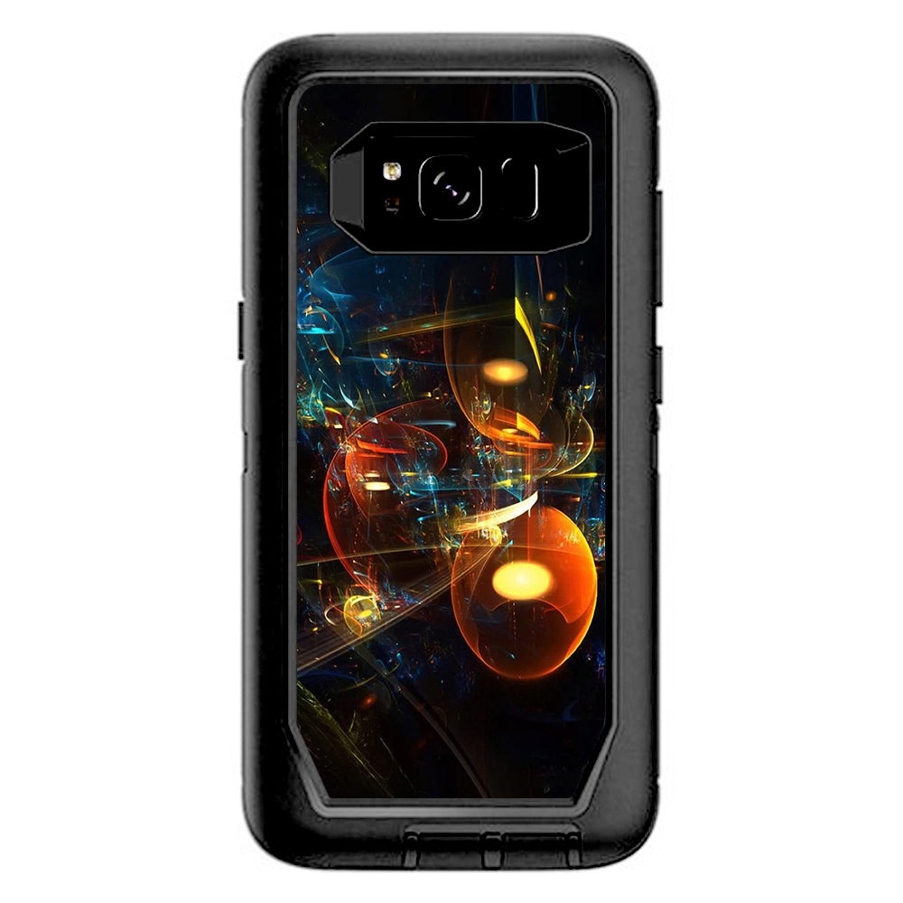  Abstract Art Bubbles Otterbox Defender Samsung Galaxy S8 Skin
