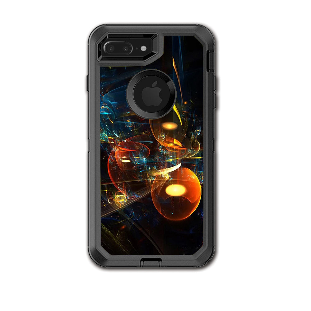  Abstract Art Bubbles Otterbox Defender iPhone 7+ Plus or iPhone 8+ Plus Skin