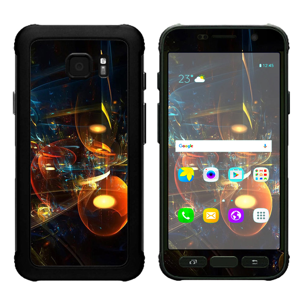  Abstract Art Bubbles Samsung Galaxy S7 Active Skin