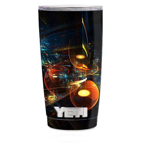  Abstract Art Bubbles Yeti 20oz Rambler Tumbler Skin