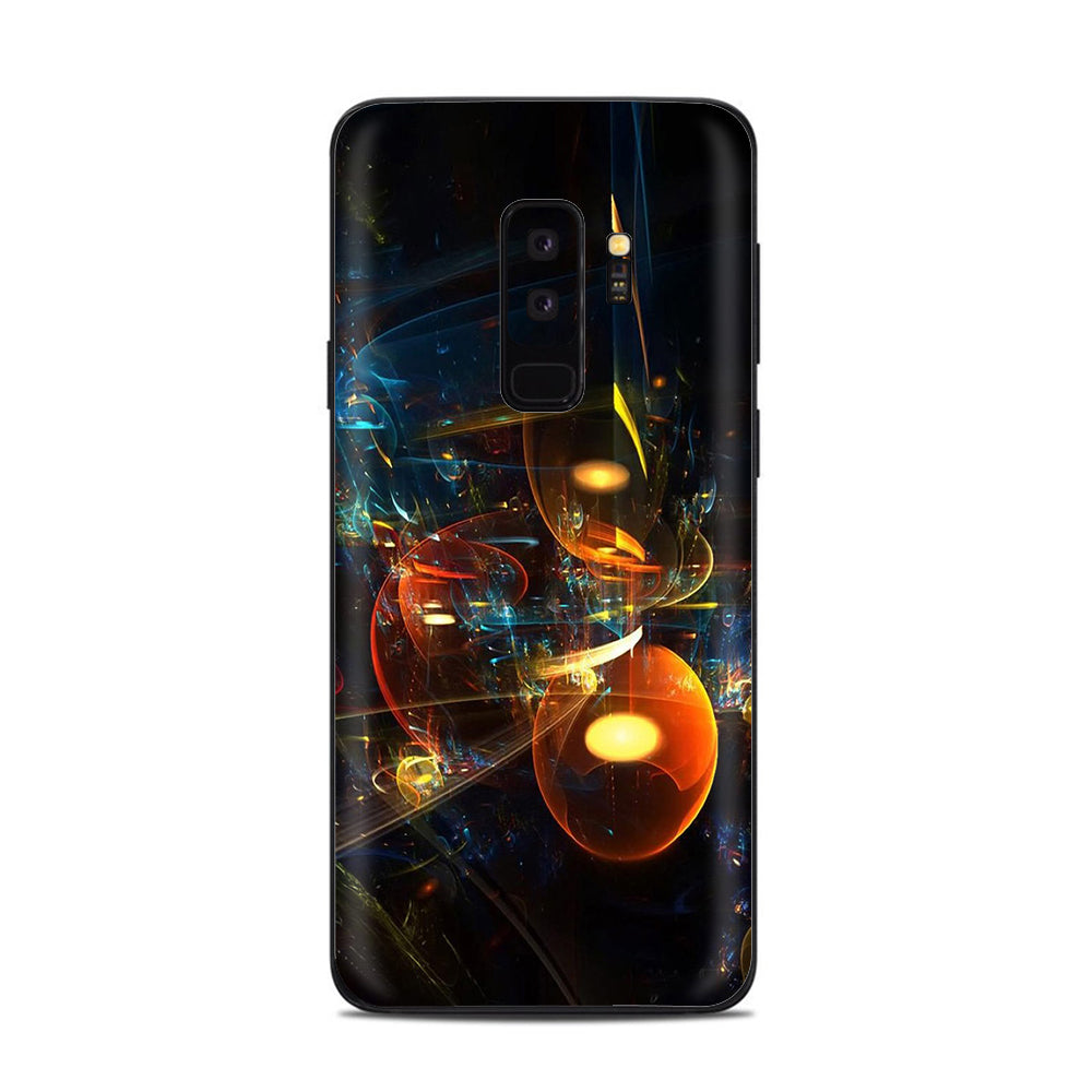  Abstract Art Bubbles Samsung Galaxy S9 Plus Skin