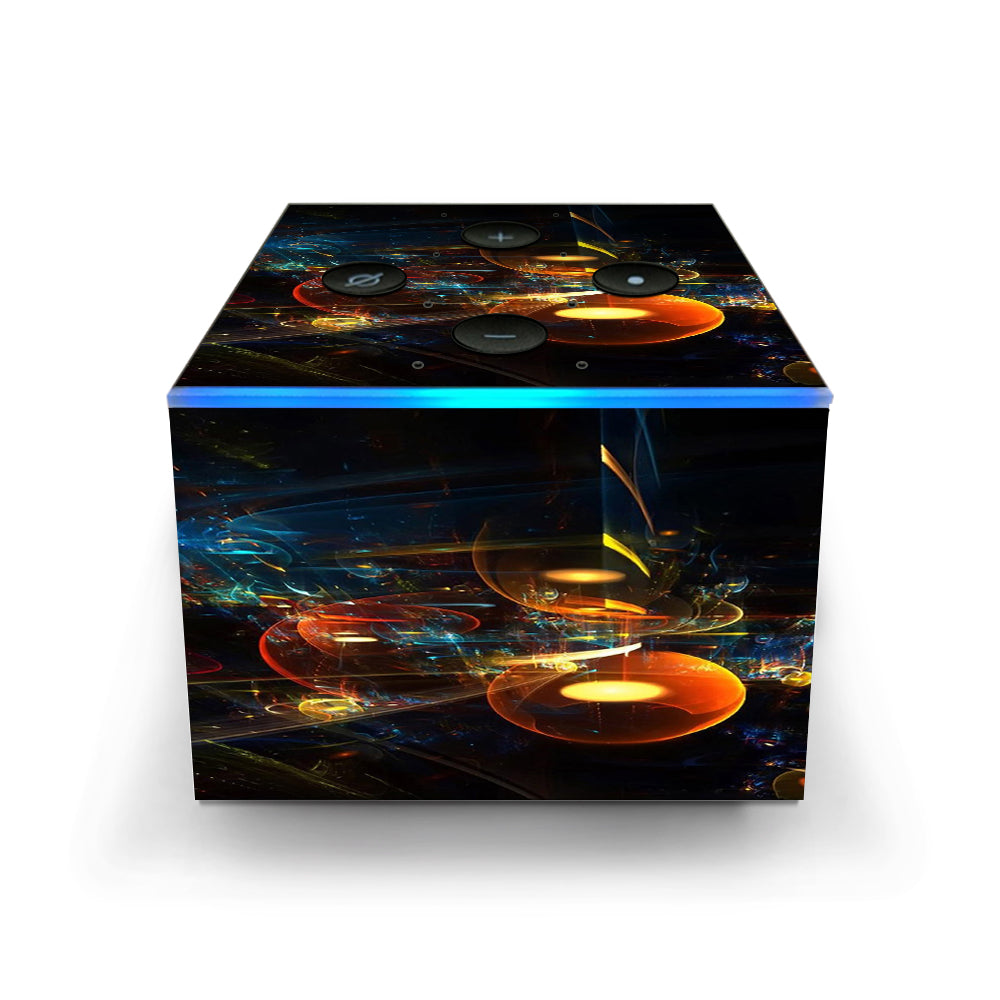  Abstract Art Bubbles Amazon Fire TV Cube Skin