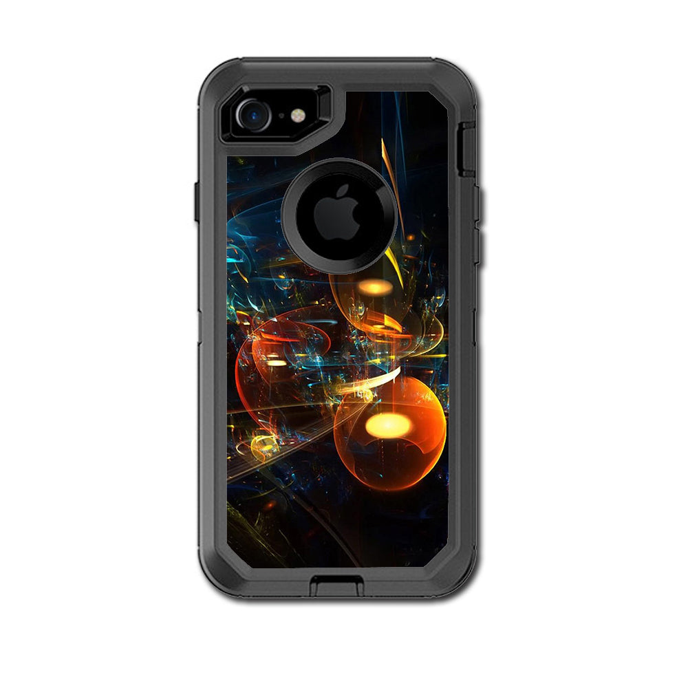  Abstract Art Bubbles Otterbox Defender iPhone 7 or iPhone 8 Skin