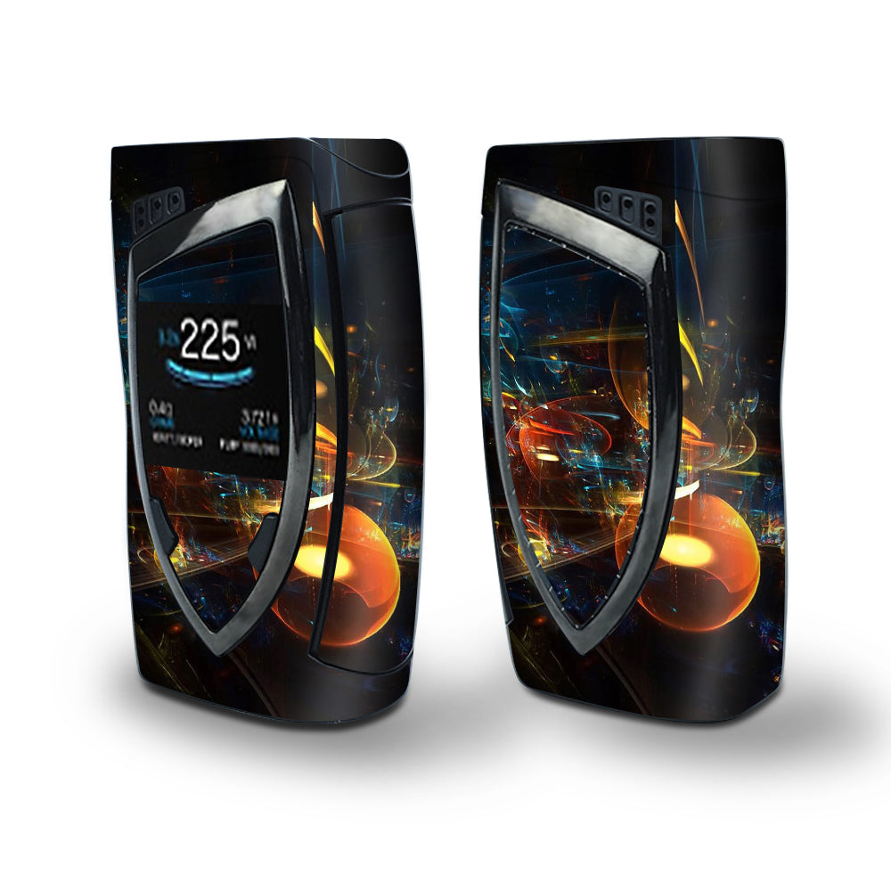 Skin Decal Vinyl Wrap for Smok Devilkin Kit 225w Vape (includes TFV12 Prince Tank Skins) skins cover/ abstract art bubbles