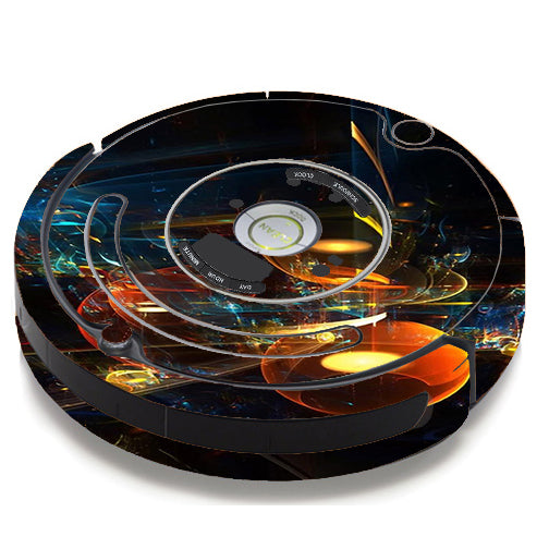  Abstract Art Bubbles iRobot Roomba 650/655 Skin