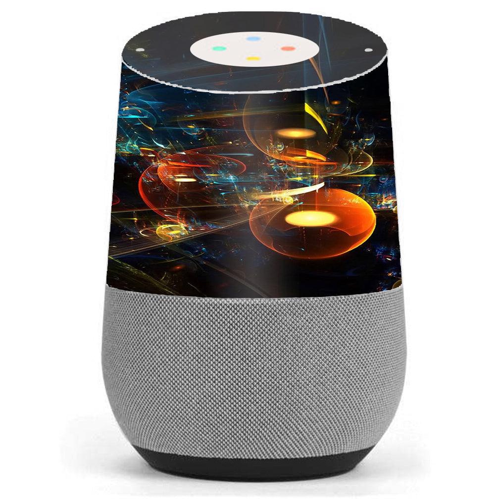  Abstract Art Bubbles Google Home Skin