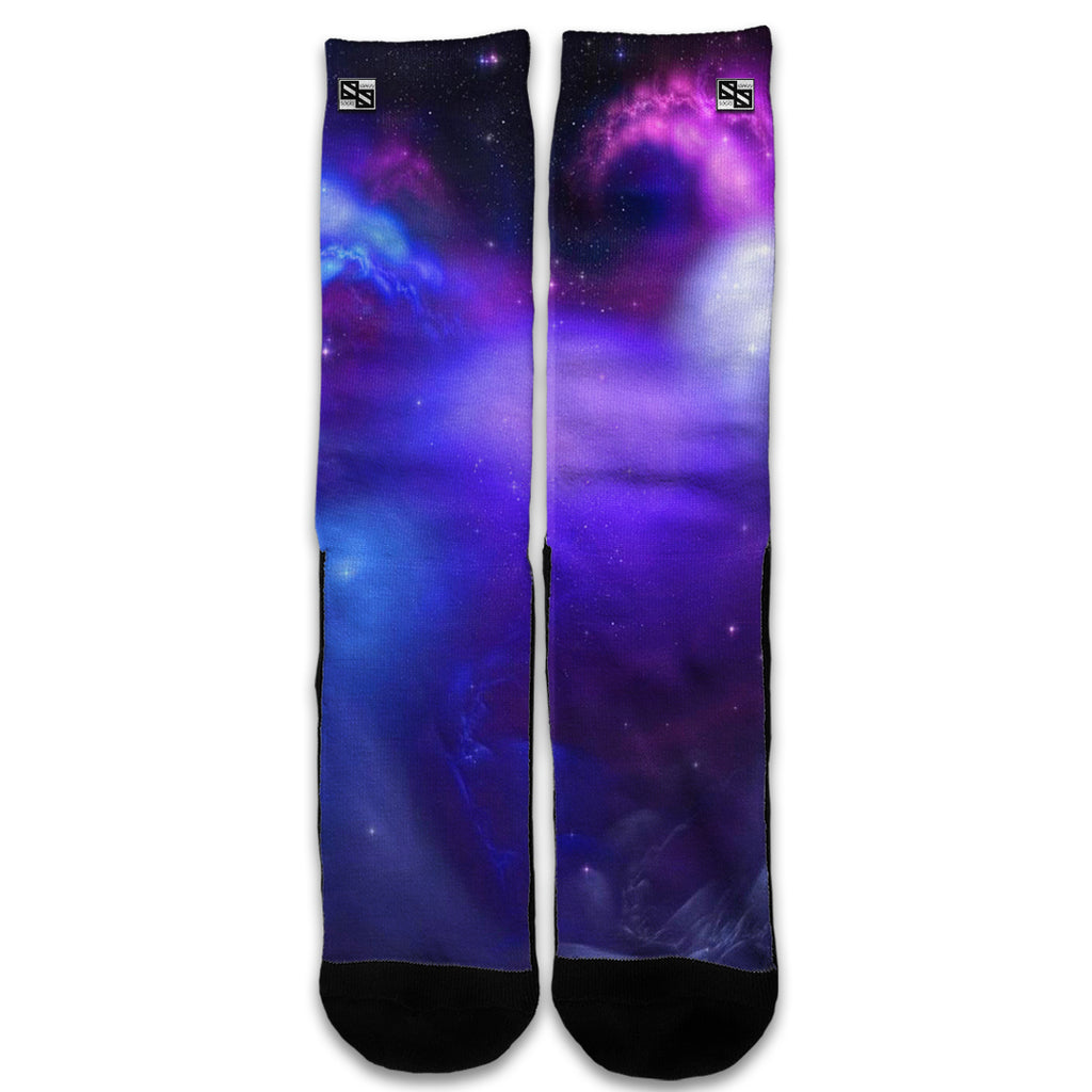  Space Gasses Purple Cloud Universal Socks