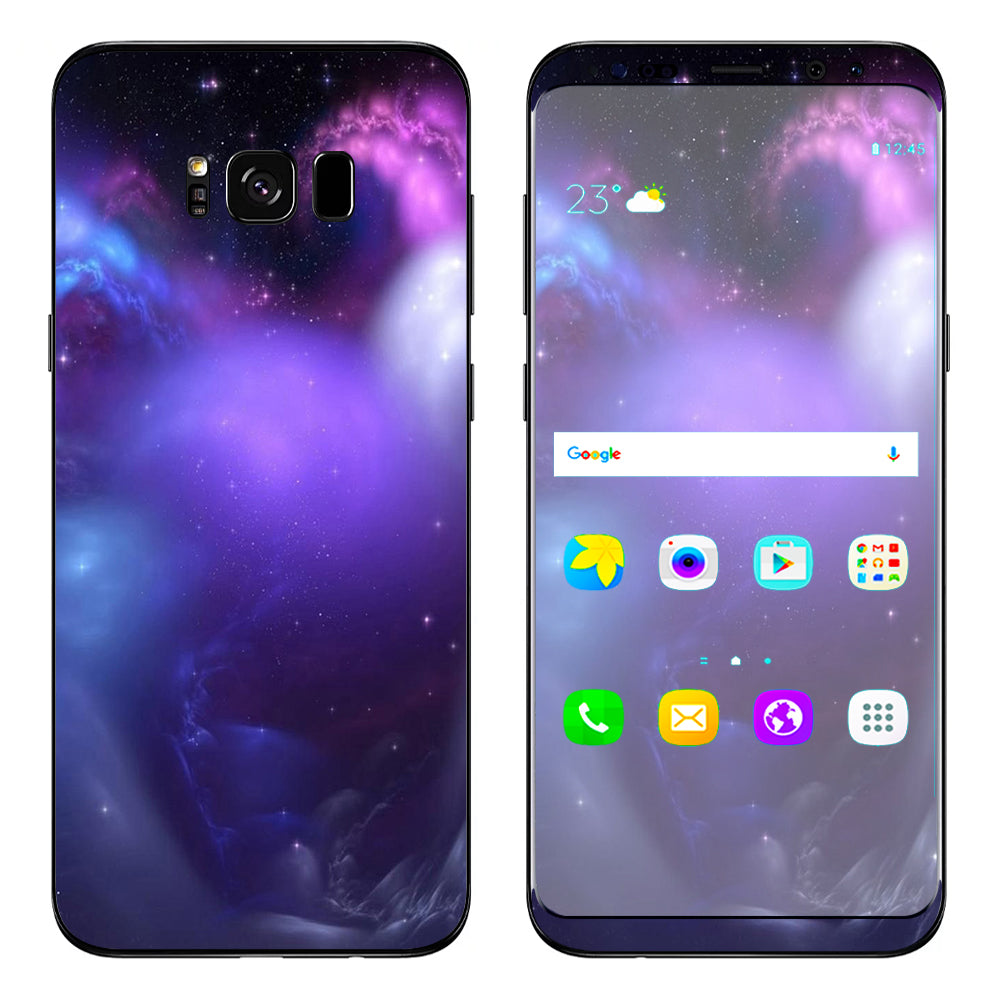  Space Gasses Purple Cloud Samsung Galaxy S8 Plus Skin