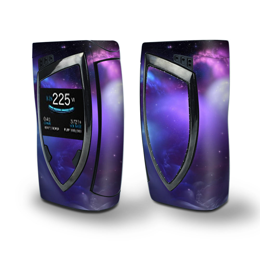 Skin Decal Vinyl Wrap for Smok Devilkin Kit 225w Vape (includes TFV12 Prince Tank Skins) skins cover/ space gasses purple cloud