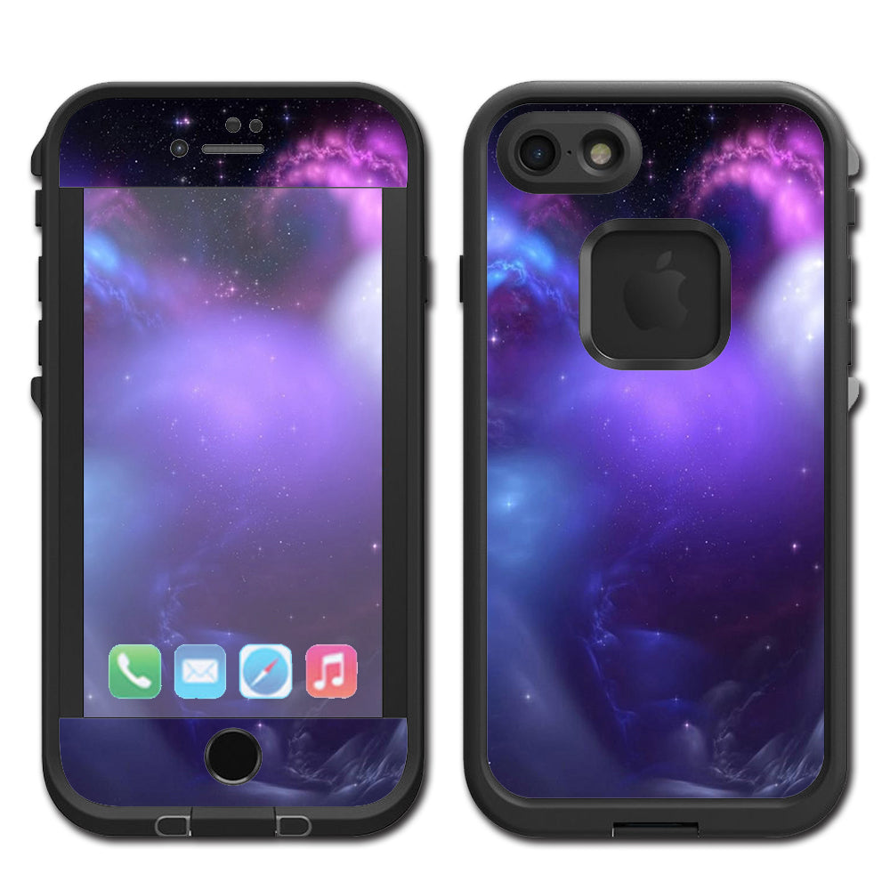 Space Gasses Purple Cloud Lifeproof Fre iPhone 7 or iPhone 8 Skin