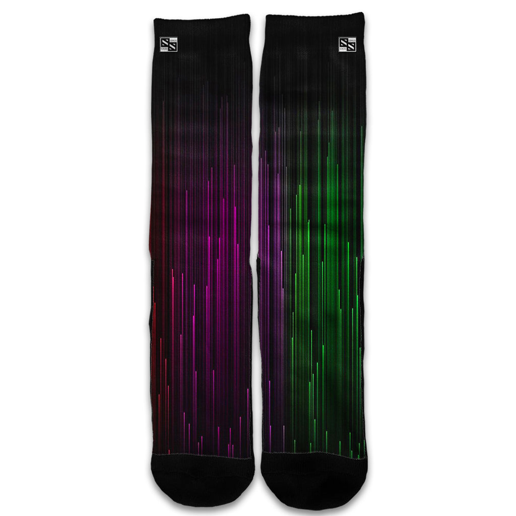  Red Green Blue Tracers Universal Socks